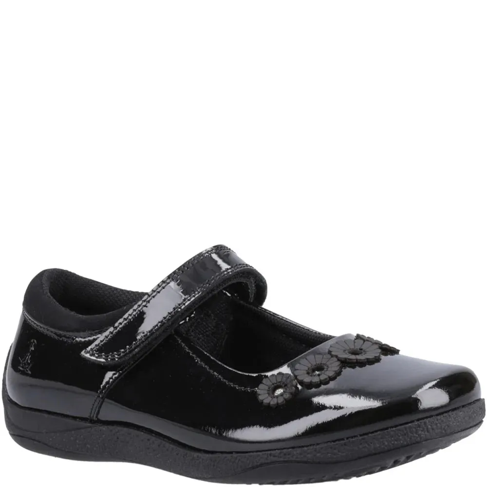 Hush Puppies CHRISTINA PATENT JUNIOR Girls Shoes Black sold by Shuperb