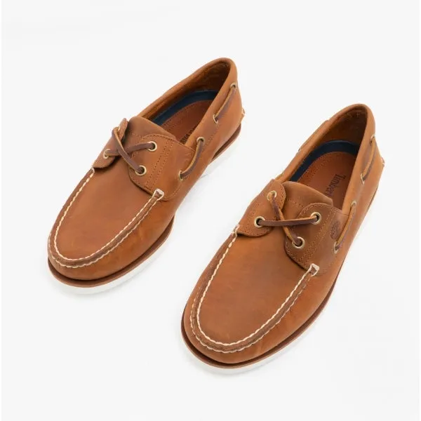 CLASSIC BOAT Mens Leather Deck Shoes Orange sold by Shuperb product image thumbnail 2