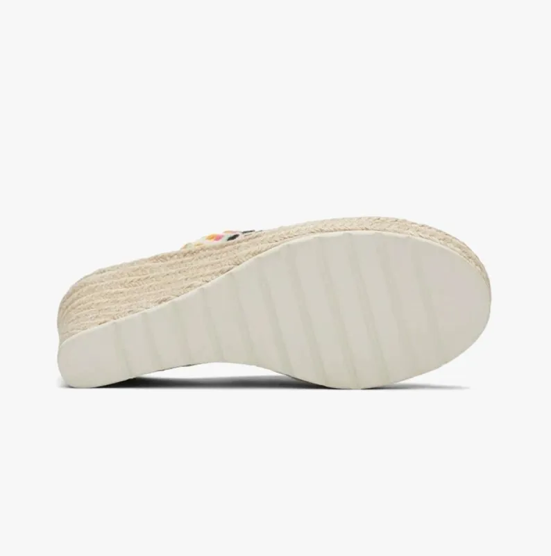 MONICA Ladies Slingback Wedge Sandals Natural sold by Shuperb