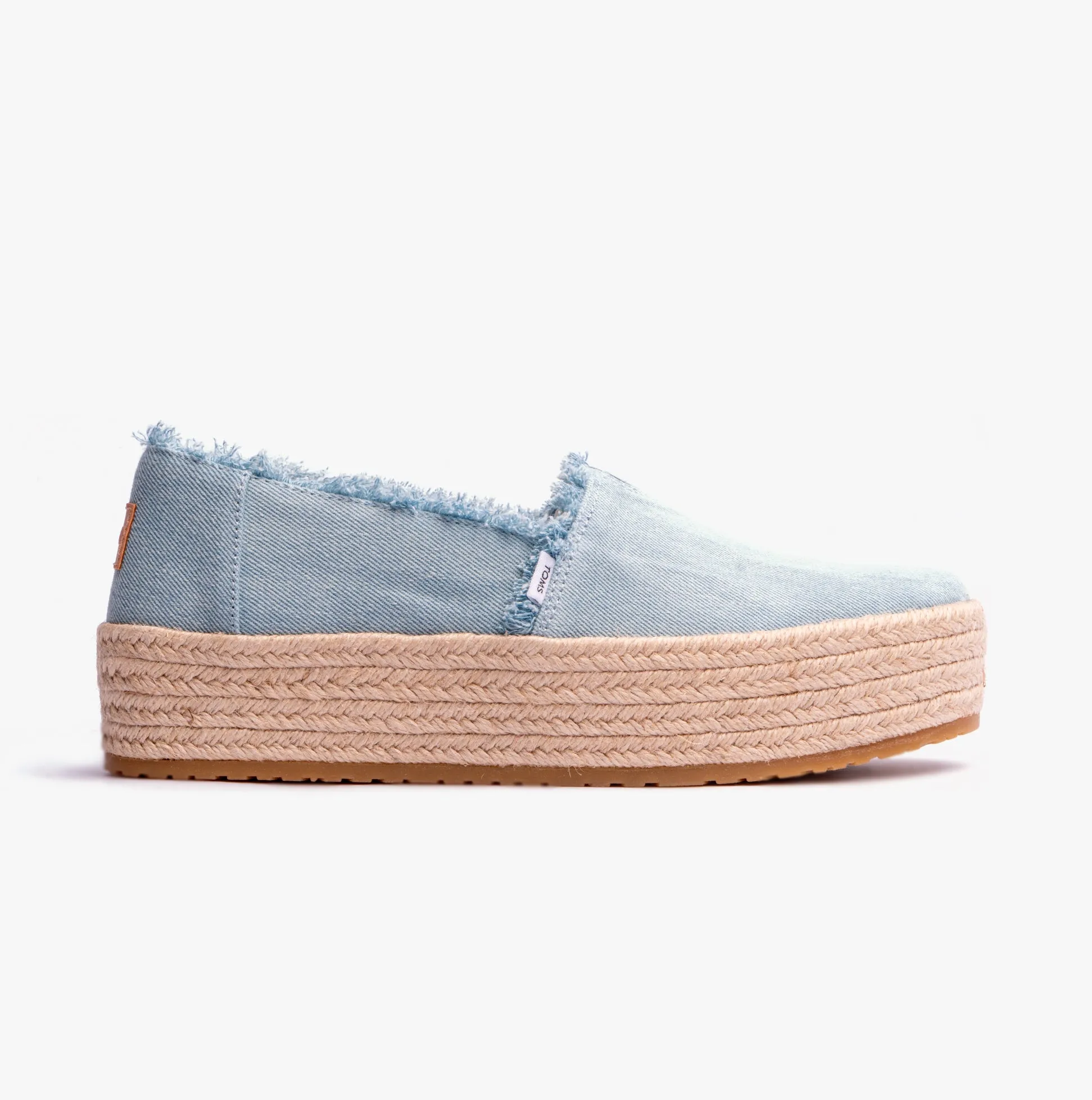 TOMS VALENCIA Womens Espadrilles Pastel Blue sold by Shuperb