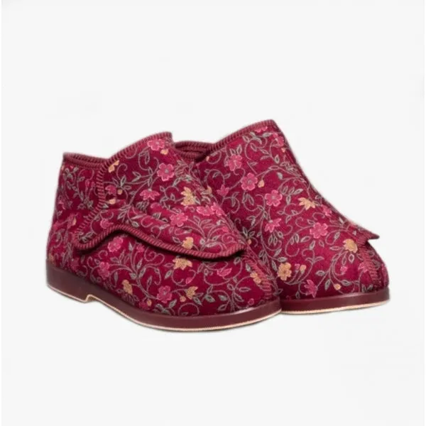 GBS RHONA Womens Boot Slippers Wine sold by Shuperb product image thumbnail 2