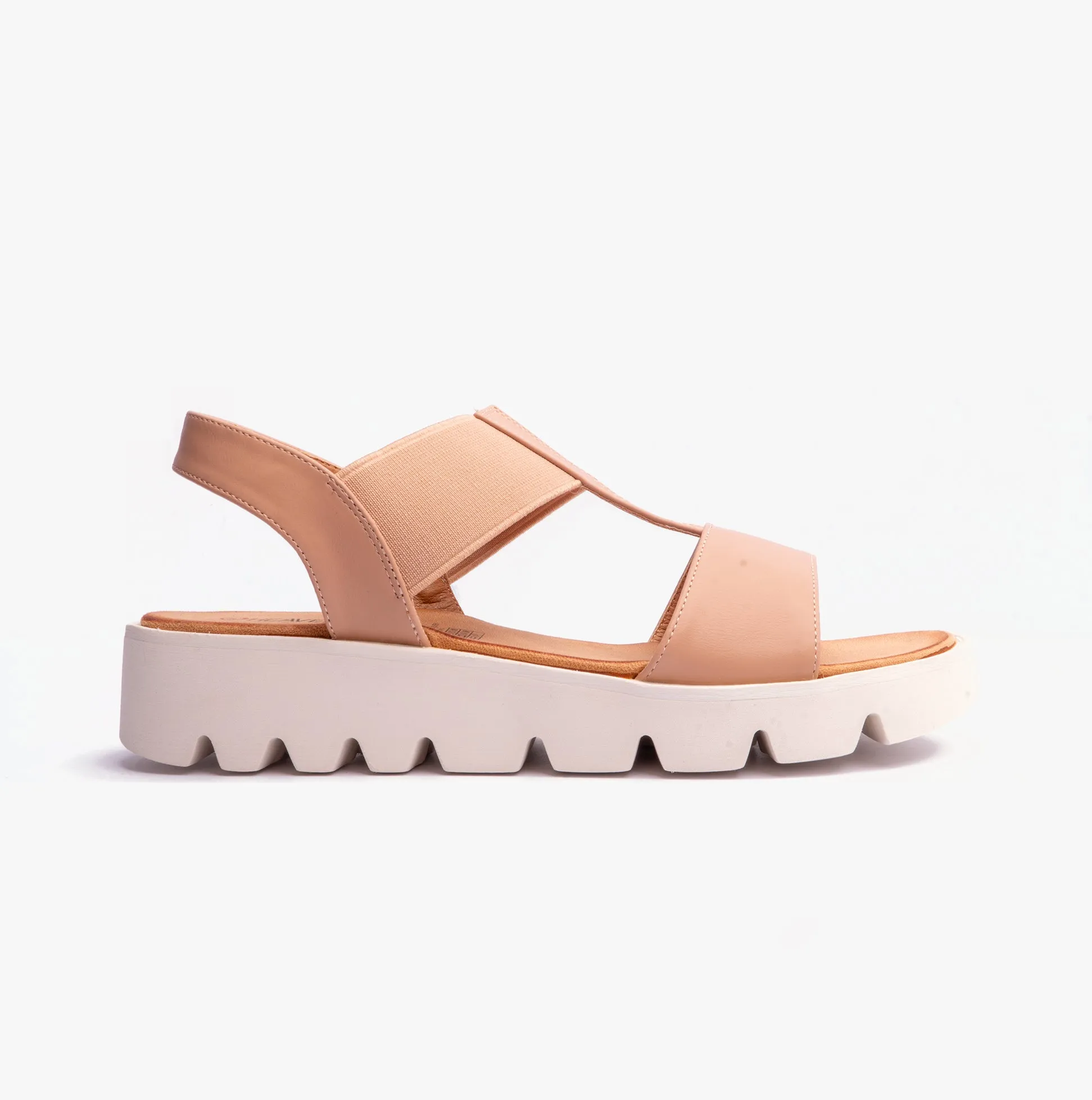 Heavenly Feet RITZ Womens Sandals Nude sold by Shuperb