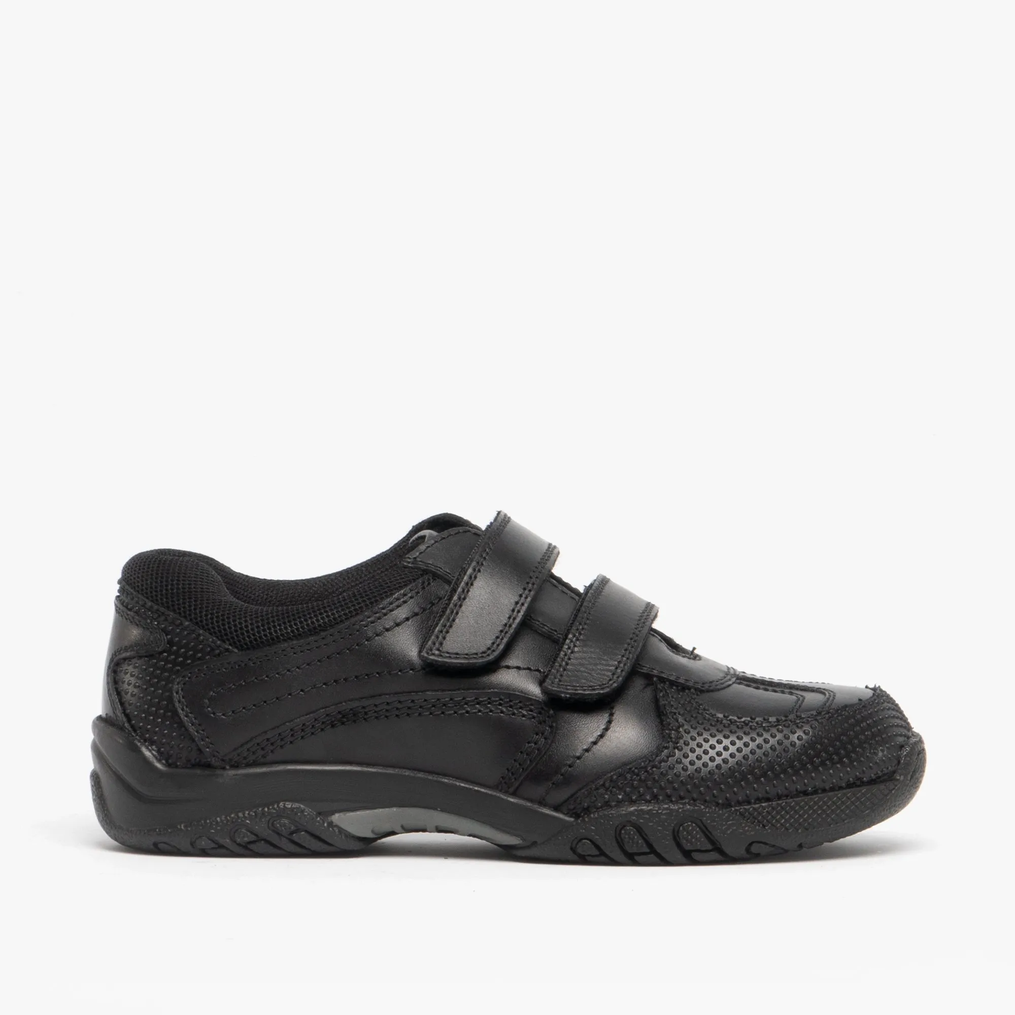 Hush Puppies JEZZA Boys Leather School Shoes Black sold by Shuperb