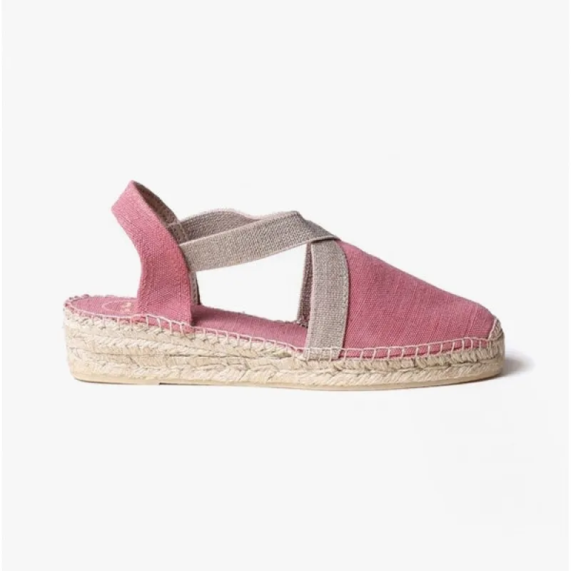 Toni Pons VERDI Womens Vegan Espadrilles Sandals Blush sold by Shuperb