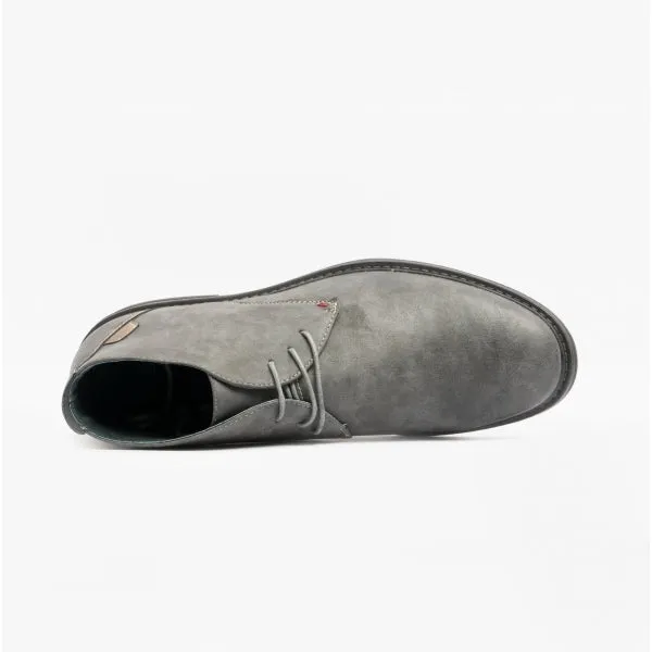 Goor CALEB Mens Nubuck Chukka Boots Grey sold by Shuperb product image thumbnail 4