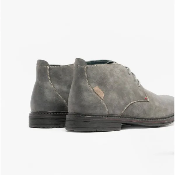 Goor CALEB Mens Nubuck Chukka Boots Grey sold by Shuperb product image thumbnail 5