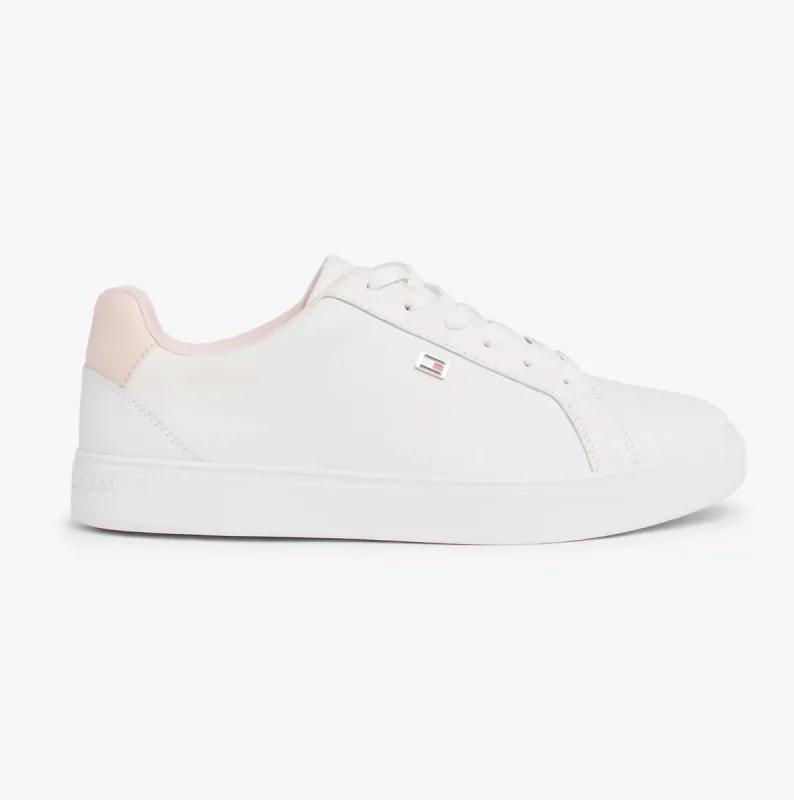 FLAG COURT Womens Trainers Ecru/Whimsy Pink sold by Shuperb