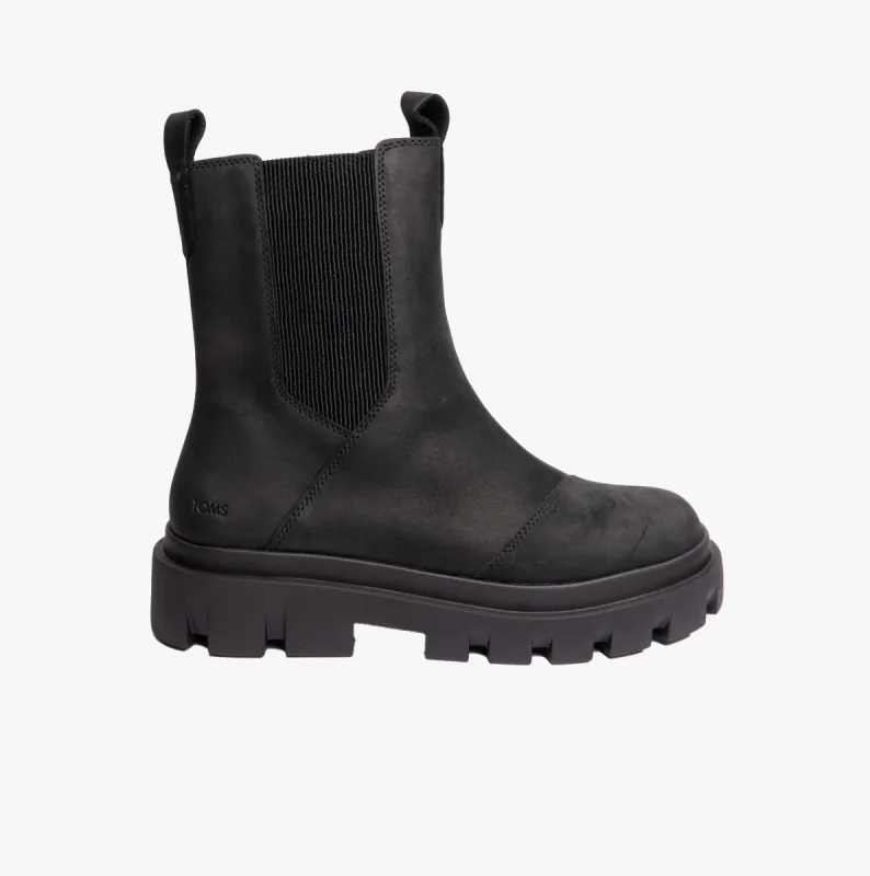 TOMS ROWAN Womens Boots Black/Black sold by Shuperb