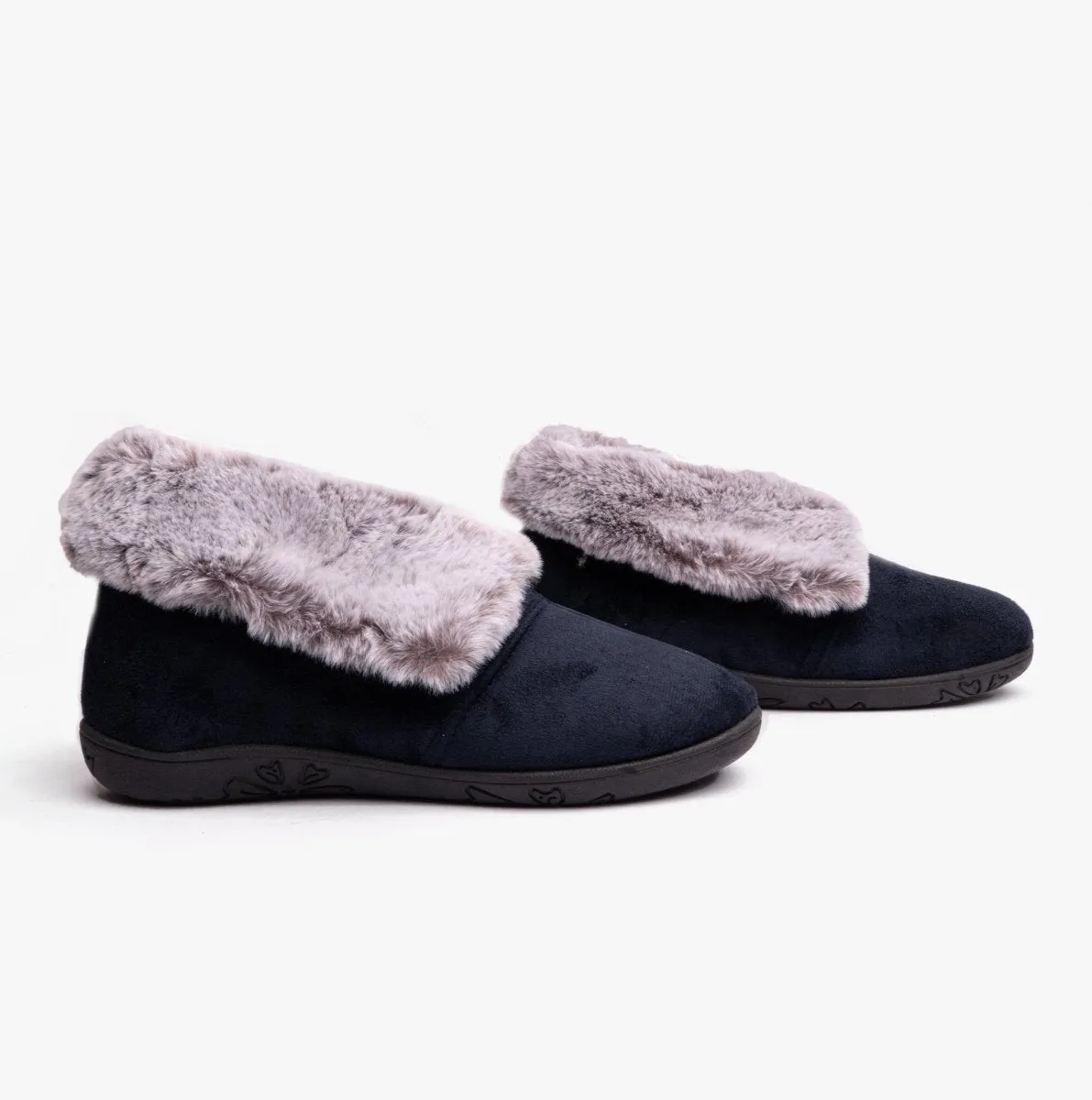 Padders ESME Womens Slippers Navy Combi sold by Shuperb product image thumbnail 4