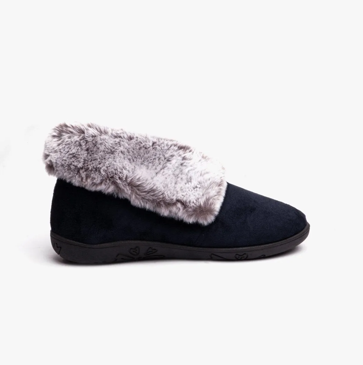 Padders ESME Womens Slippers Navy Combi sold by Shuperb product image thumbnail 3