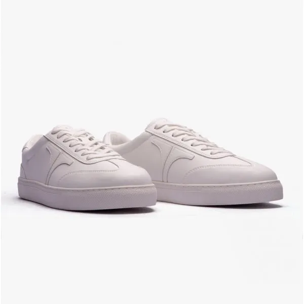 ROBBERT Mens Retro Trainers All White sold by Shuperb product image thumbnail 2