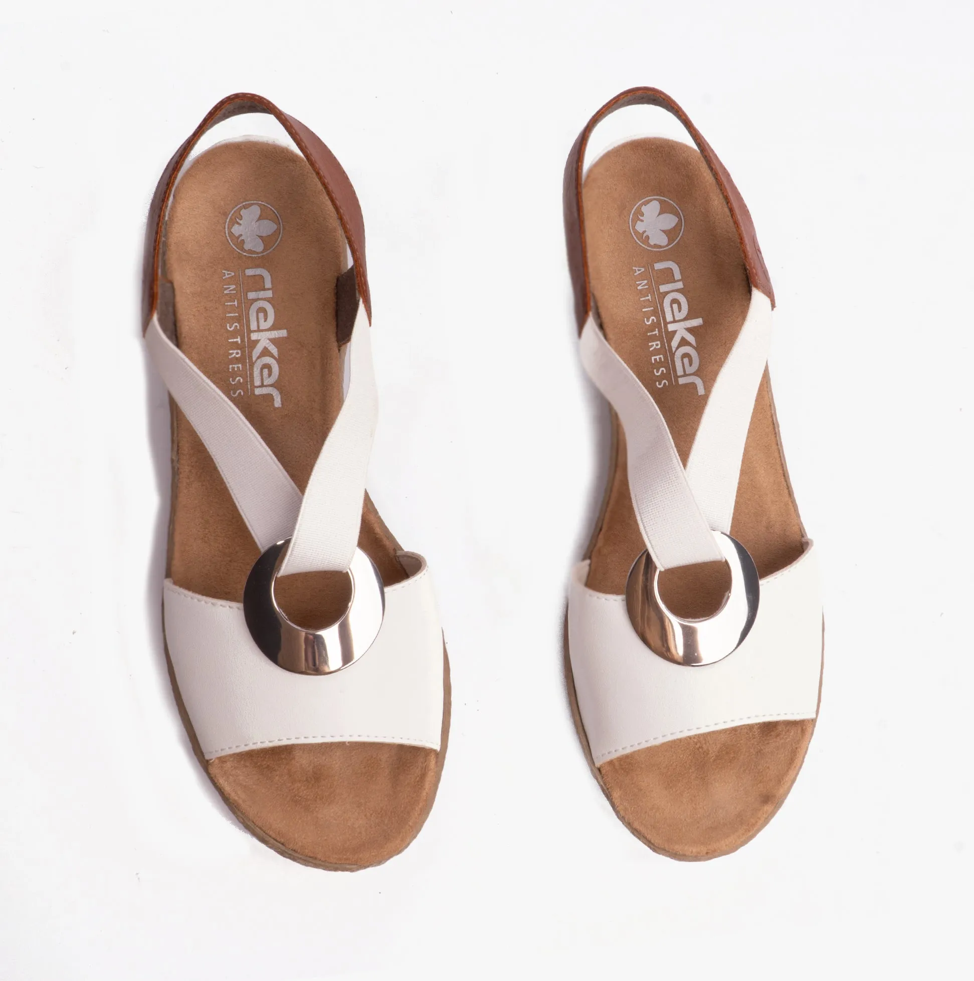 Rieker 624H6-81 Womens Sandals White sold by Shuperb product image thumbnail 5