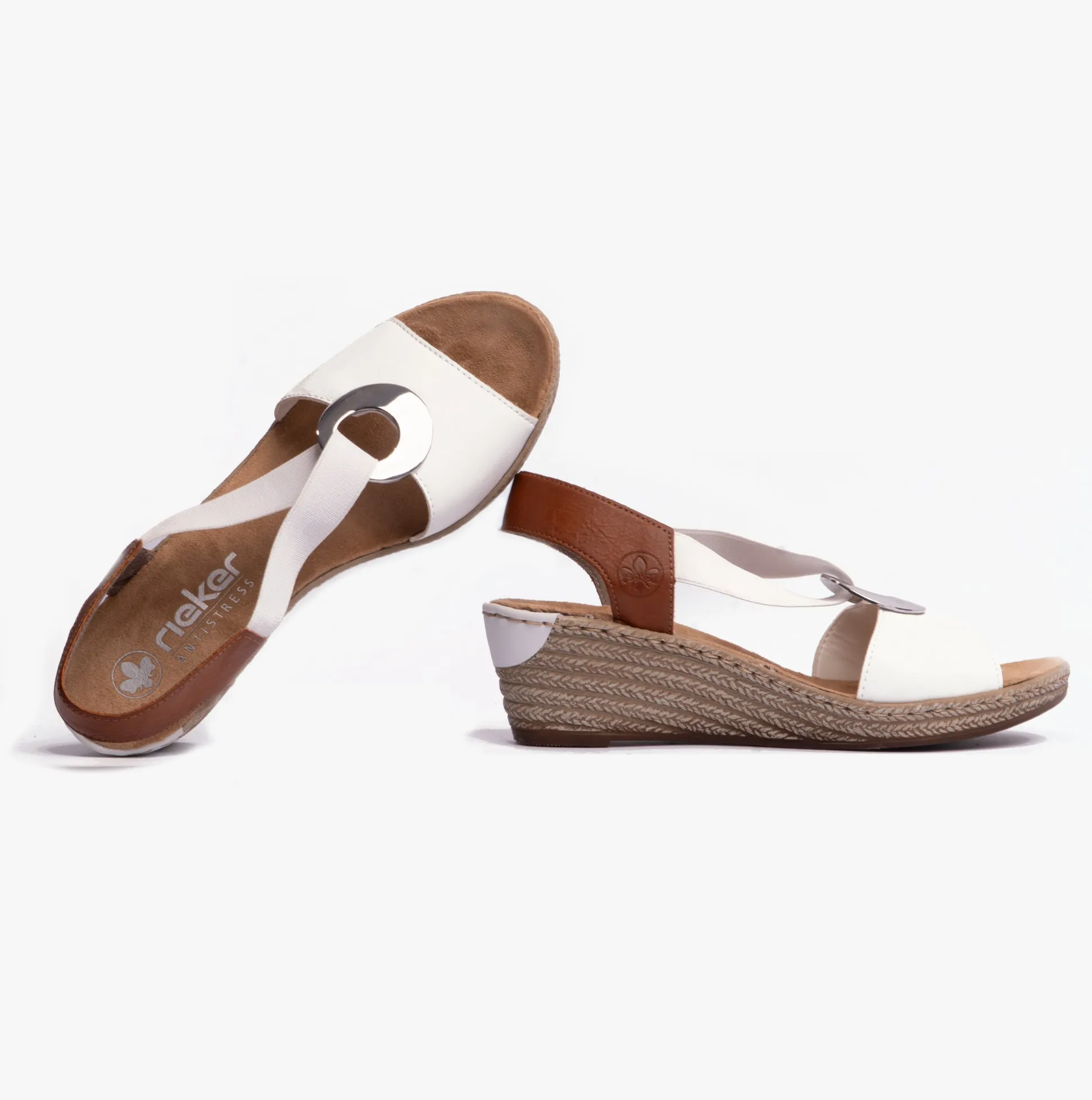 Rieker 624H6-81 Womens Sandals White sold by Shuperb product image thumbnail 2