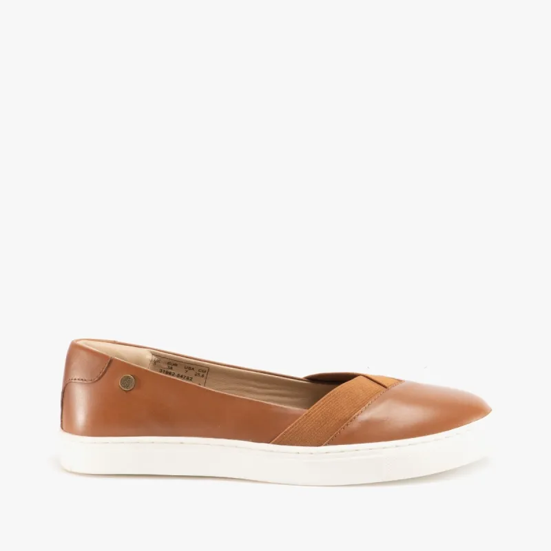 Hush Puppies TIFFANY Womens Leather Slip On Pumps Tan sold by Shuperb