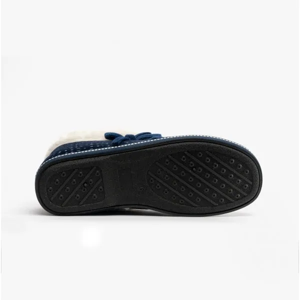 Jo & Joe ROSEMARY Womens Full Slippers Navy sold by Shuperb product image thumbnail 4