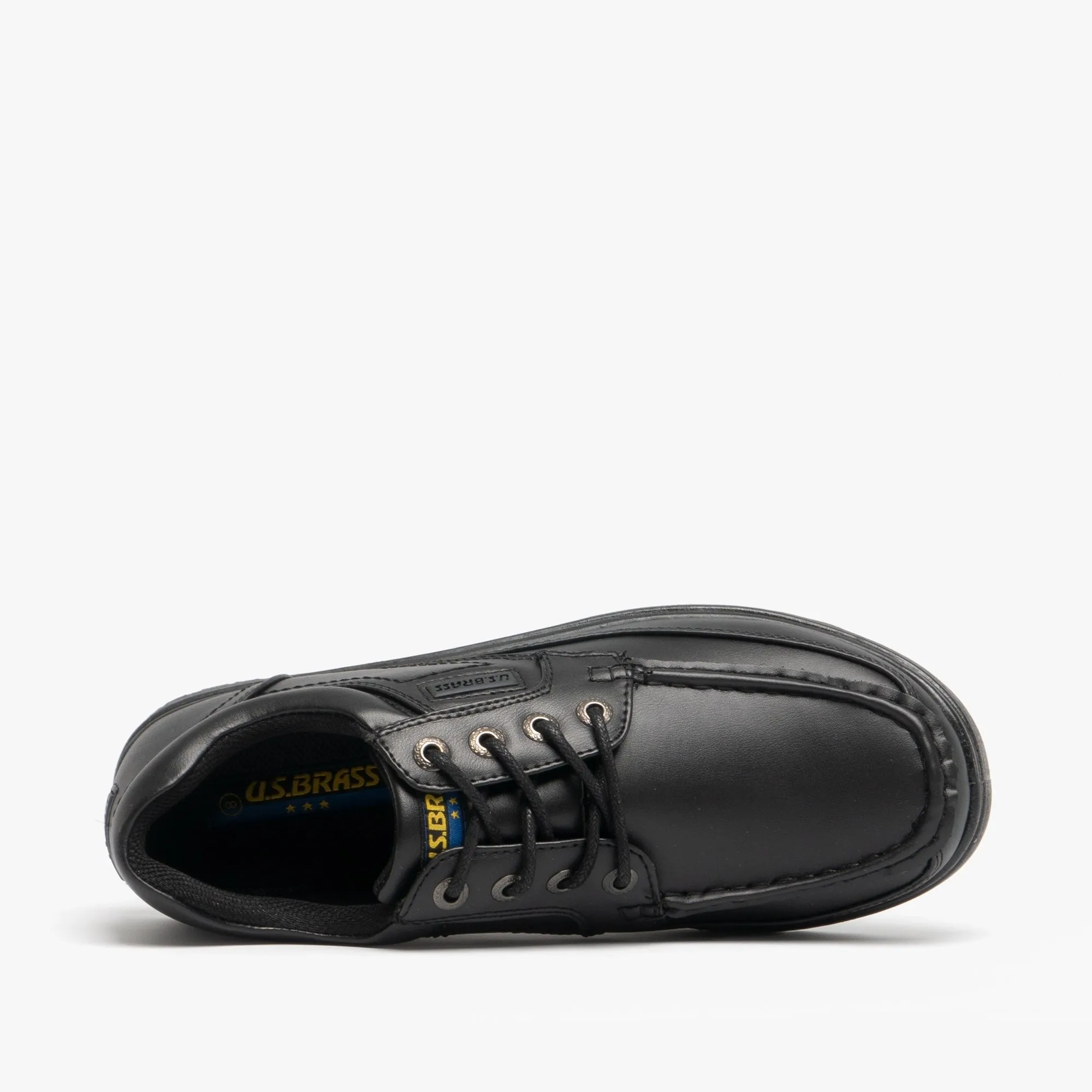 US Brass STUBBY Mens Lace-Up Casual Shoes Black sold by Shuperb product image thumbnail 4