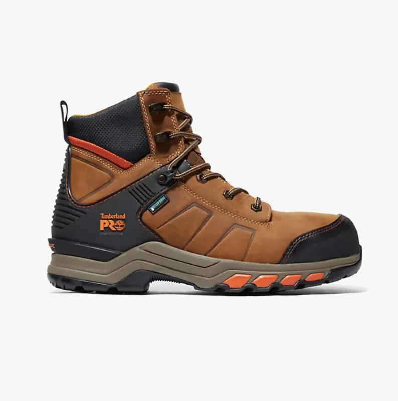 Timberland Pro HYPERCHARGE WORK Mens Leather Safety Boots Brown sold by Shuperb