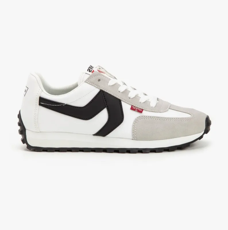 STRYDER RED TAB Mens Trainers Regular White sold by Shuperb