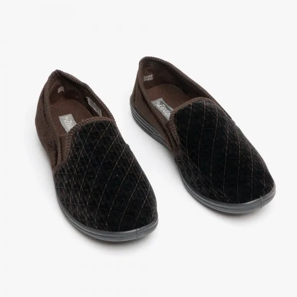 Zedzzz KEVIN Mens Full Slippers Brown sold by Shuperb product image thumbnail 3