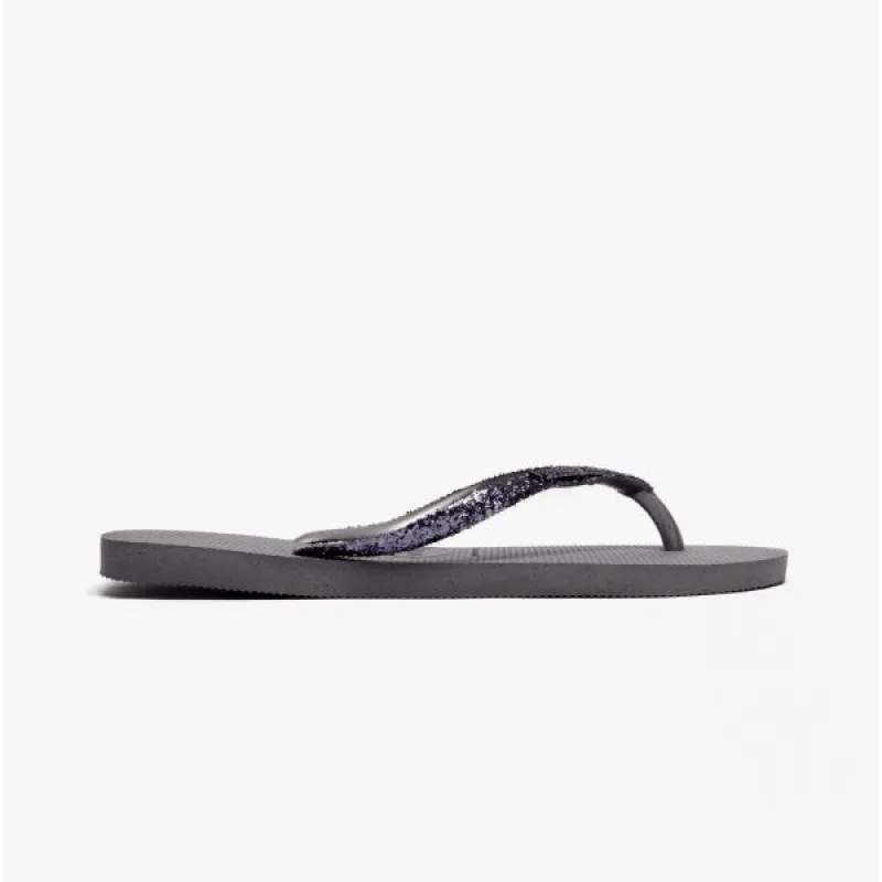 HAV SLIM GLITTER II Ladies Flip-Flops Steel Grey sold by Shuperb