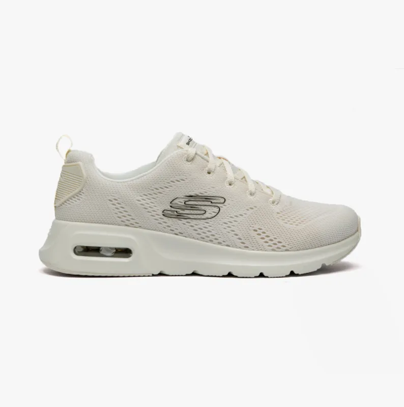 Skechers 149948/NTBK SKECH-AIR COURT - SLICK AVENUE Womens Trainers Natural/Black sold by Shuperb