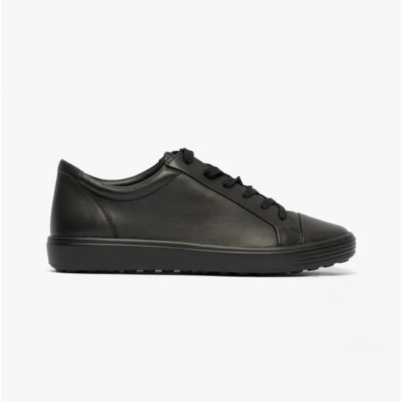 SOFT 7 Ladies Leather Trainers Black sold by Shuperb