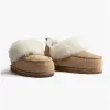 ALBINA Ladies Sheepskin Full Slippers Camel sold by Shuperb