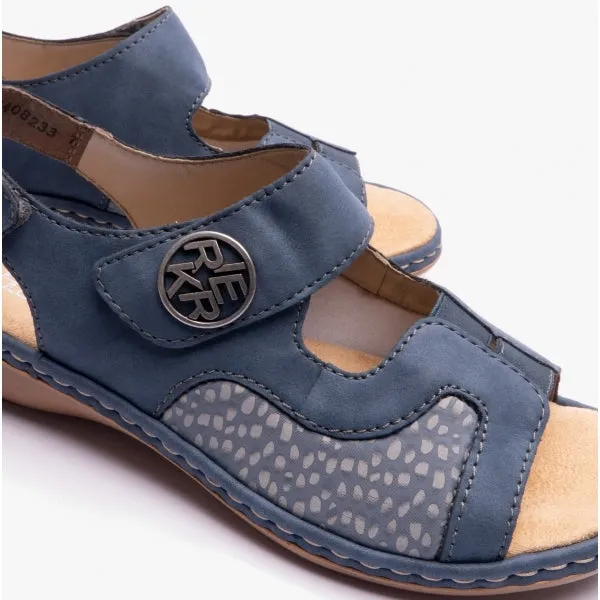 65989-15 Ladies Slingback Sandals Blue sold by Shuperb product image thumbnail 5