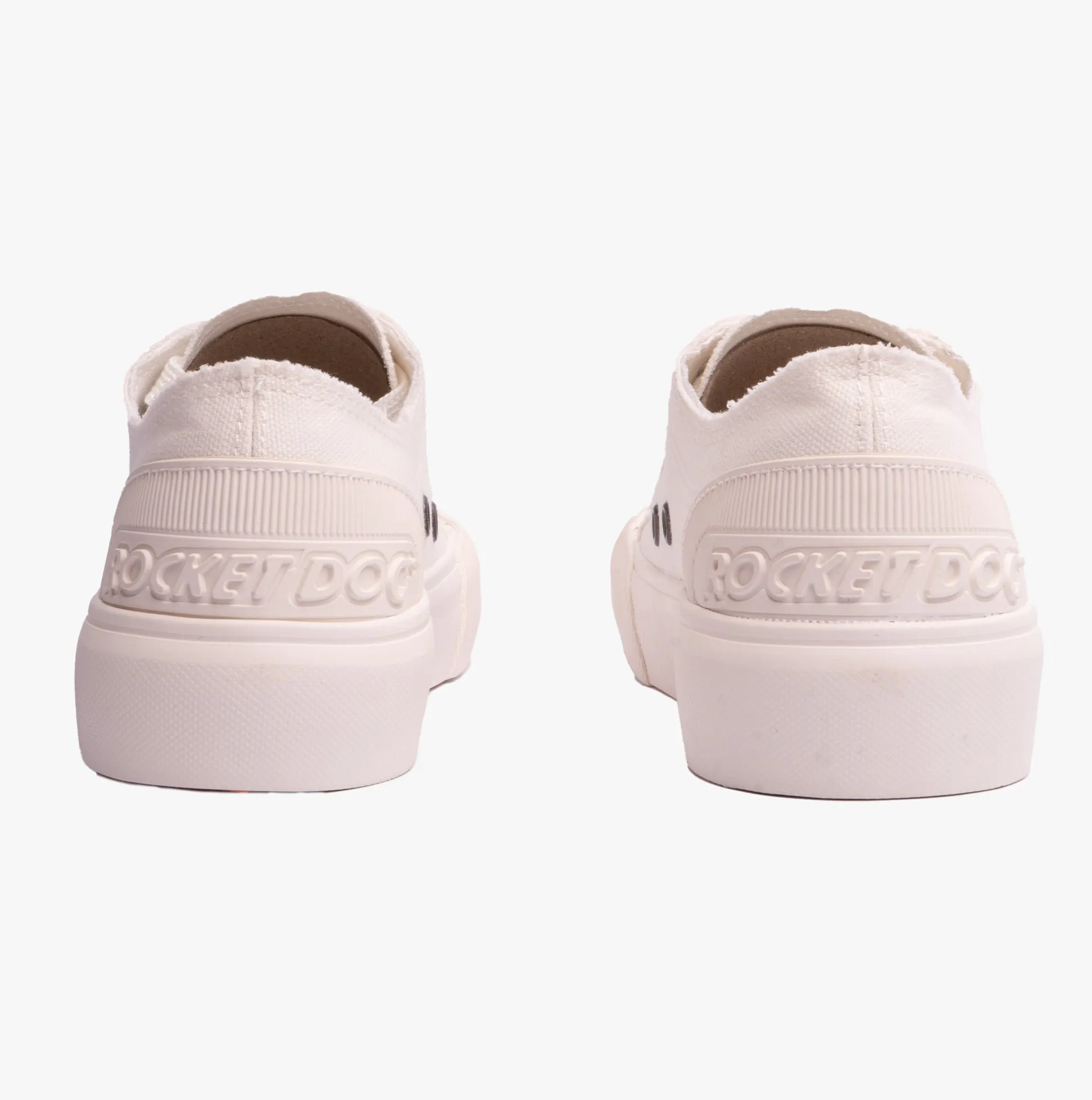 Rocket Dog JAZZIN PLUS CANVAS Womens Trainers White sold by Shuperb product image thumbnail 3
