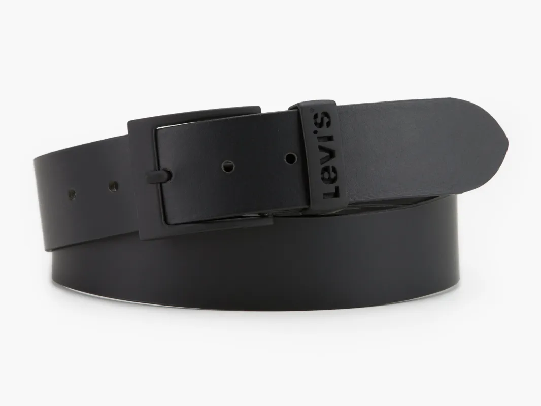 ASHLAND METAL Mens Casual Belt Black made by Levi's