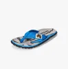 Gumbies ISLANDER Unisex Recycled Flip-Flops Blue Palms sold by Shuperb