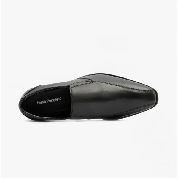 Hush Puppies ELLIS Boys Leather Slip On Shoes Black sold by Shuperb product image thumbnail 4