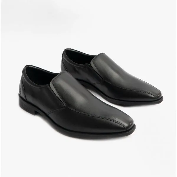 Hush Puppies ELLIS Boys Leather Slip On Shoes Black sold by Shuperb product image thumbnail 2