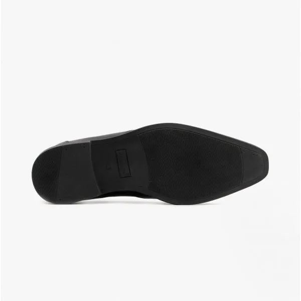 Hush Puppies ELLIS Boys Leather Slip On Shoes Black sold by Shuperb product image thumbnail 3