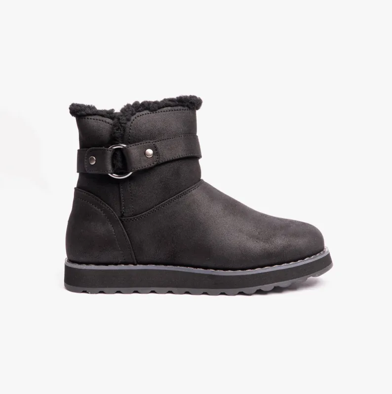 Skechers 167615/BBK KEEPSAKES 2.0-HOME SWEET HOME Womens Boots Black made by Skechers