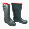 Stormwells BLYTHE Womens Rubber Wellington Boots Green/Red sold by Shuperb