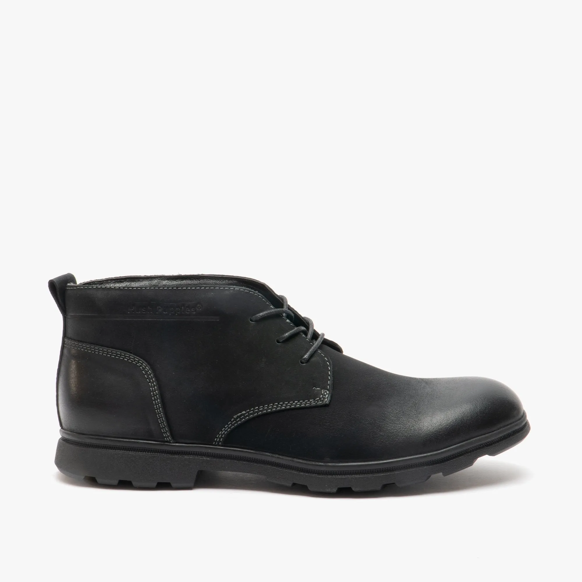 TYSON Mens Leather Chukka Boots Black sold by Shuperb