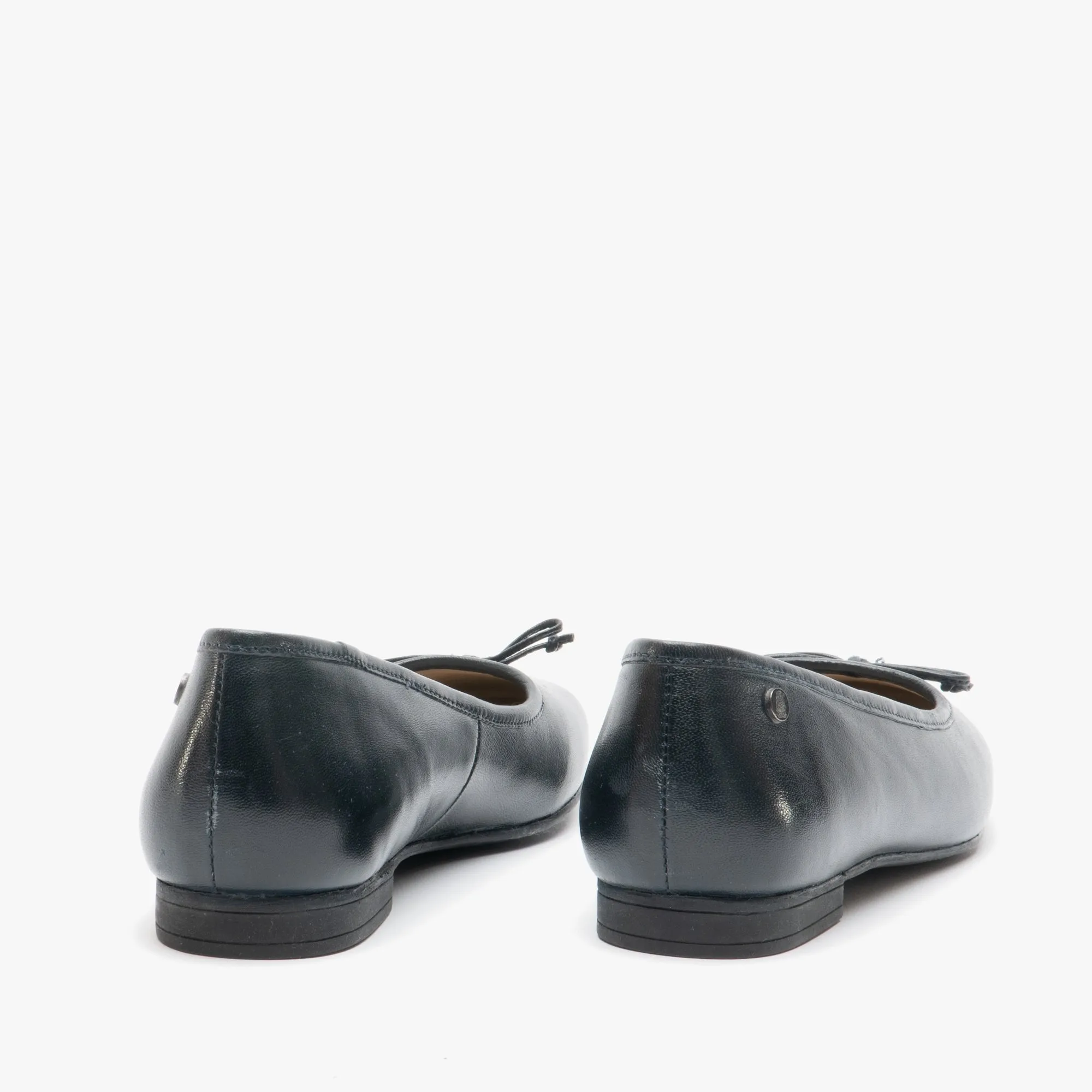 Hush Puppies NAOMI Womens Leather Ballerina Pumps Navy sold by Shuperb product image thumbnail 5