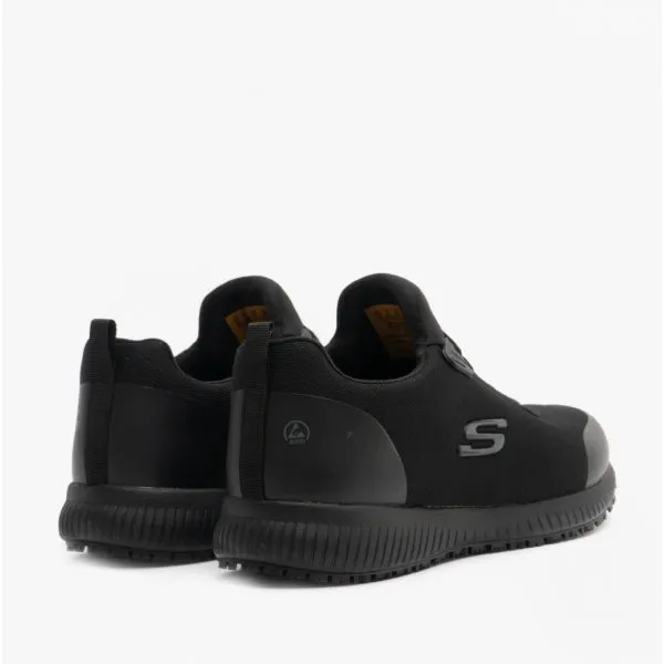 Skechers Work 200051EC SQUAD - MYTON SR Mens Occupational Trainers Black sold by Shuperb product image thumbnail 5