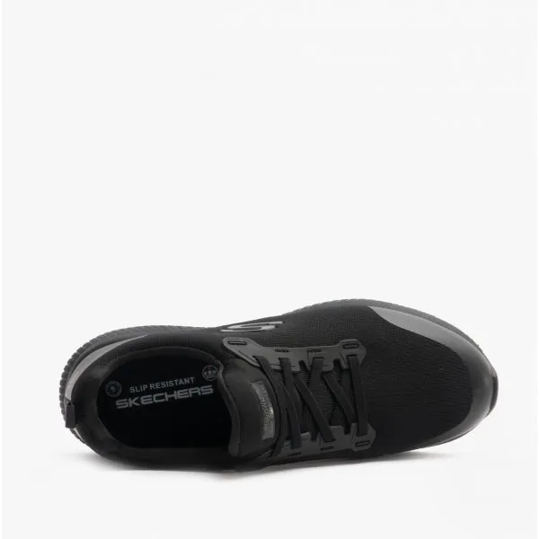 Skechers Work 200051EC SQUAD - MYTON SR Mens Occupational Trainers Black sold by Shuperb product image thumbnail 4