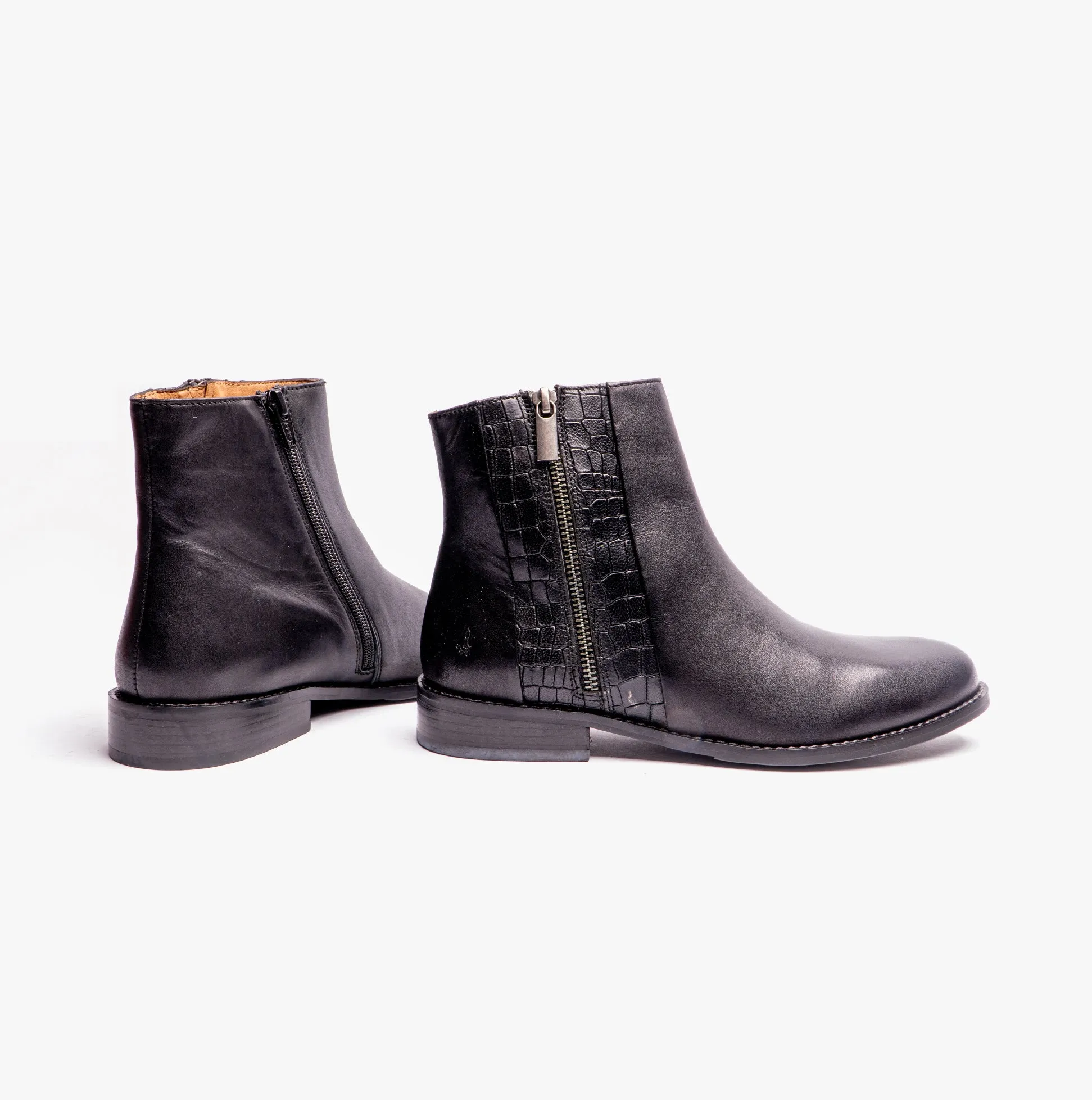 Hush Puppies FRANCES Womens Leather Ankle Boots Black sold by Shuperb product image thumbnail 2