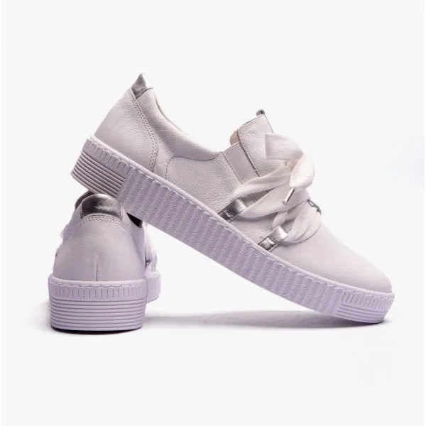 WALTZ Ladies Slip-On Trainers White sold by Shuperb product image thumbnail 5