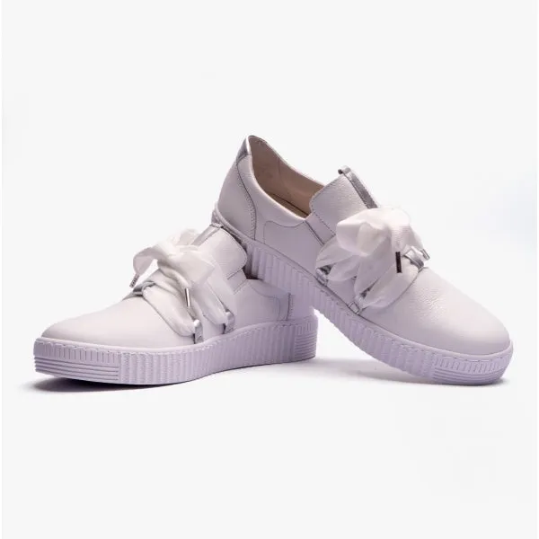 WALTZ Ladies Slip-On Trainers White sold by Shuperb product image thumbnail 4