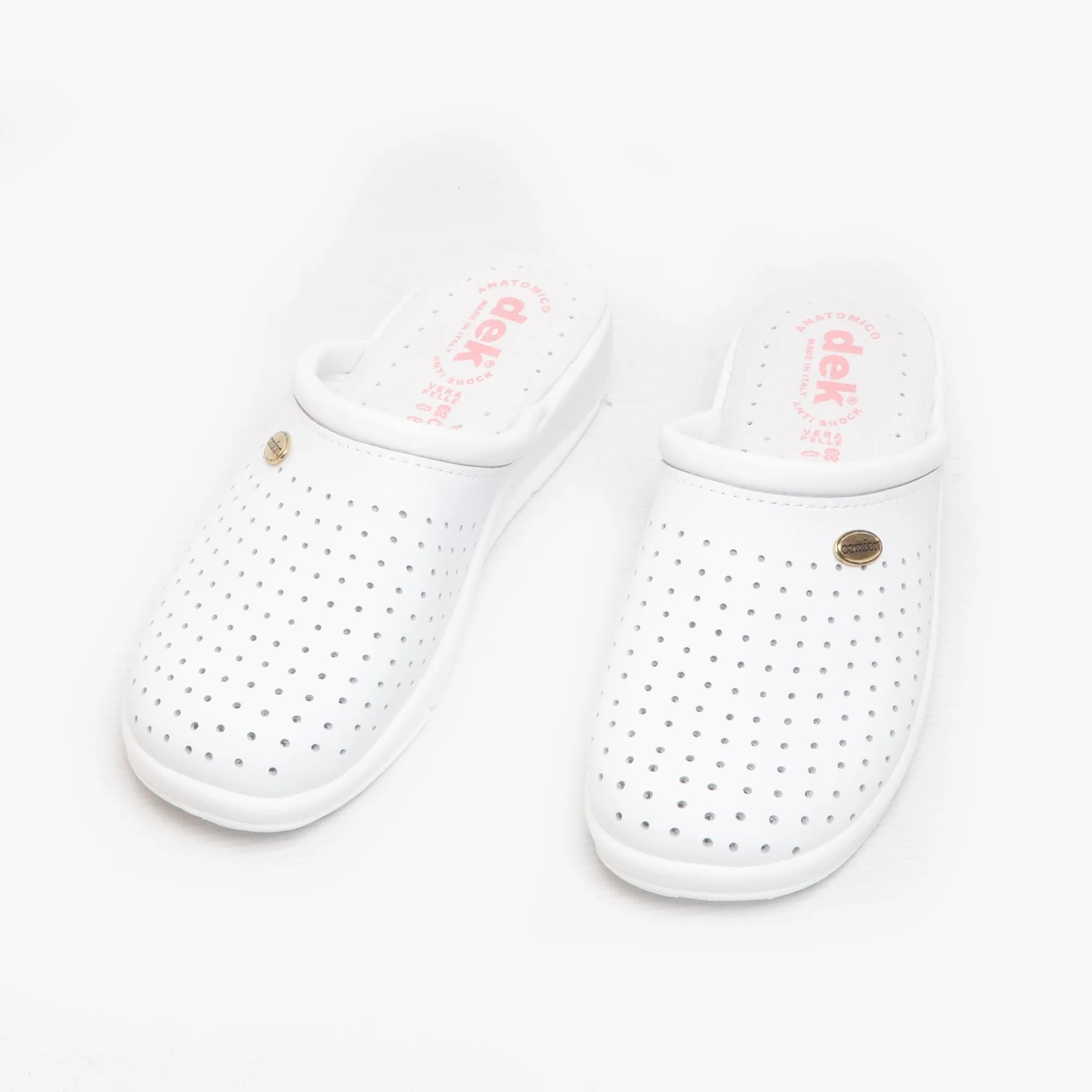 DEK ANGIE Womens Leather Mule Clogs Sandals White sold by Shuperb product image thumbnail 2