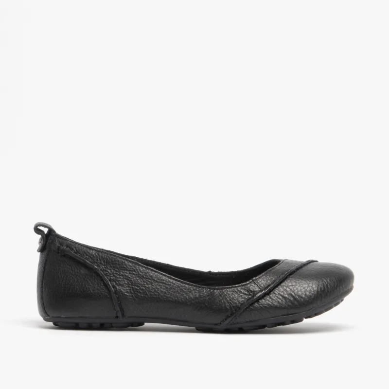 Hush Puppies JANESSA Womens Leather Casual Shoes Black sold by Shuperb