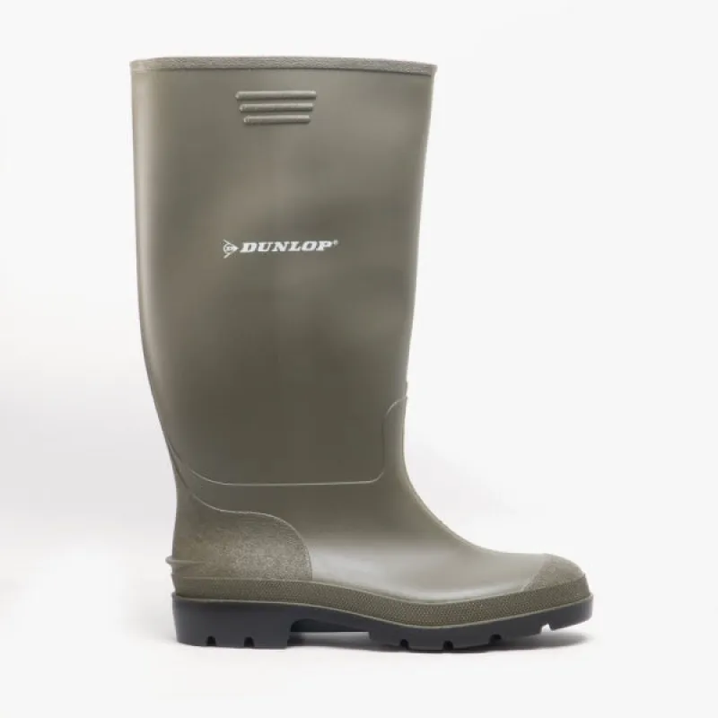 Dunlop PRICEMASTOR Mens Wellington Boots Green made by Dunlop