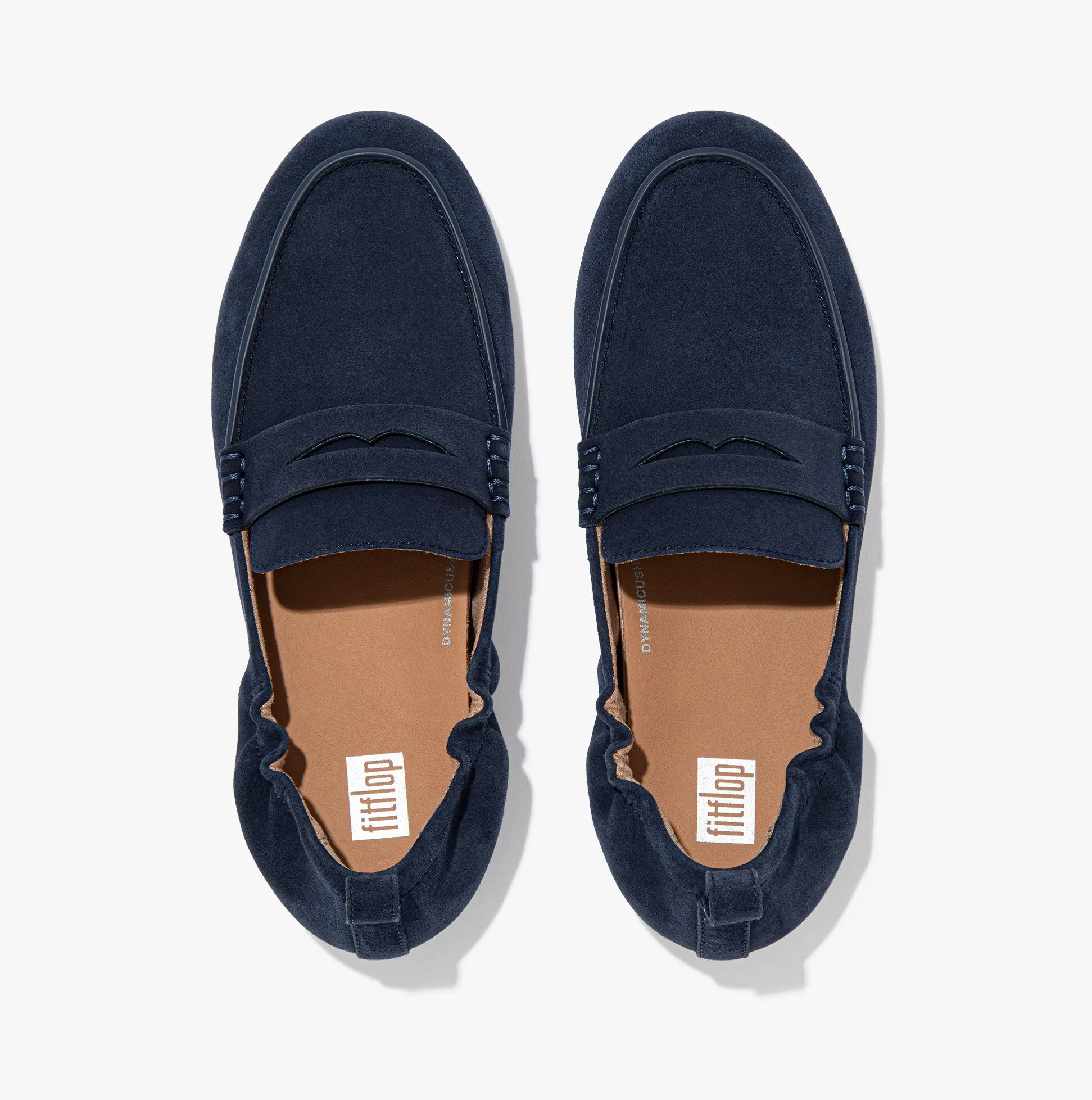 FitFlop ALLEGRO Womens Suede Penny Loafers Midnight Navy sold by Shuperb product image thumbnail 2
