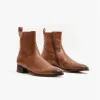 Club Cubano VALENTE Mens Leather Cuban Heel Boots Burnished Tan sold by Shuperb