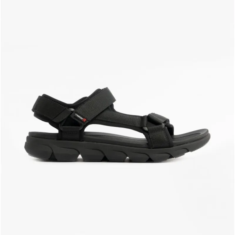 Rieker Evolution 20802-01 Mens Touch Fasten Sandals Black sold by Shuperb