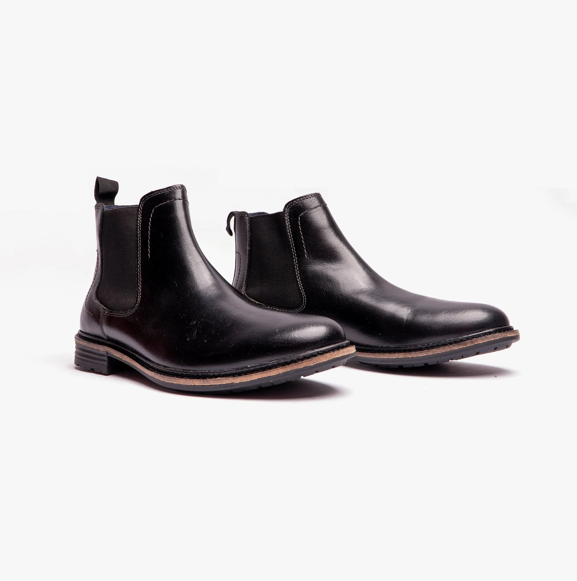 Hush Puppies JUSTIN Mens Chelsea Boots Black sold by Shuperb product image thumbnail 2